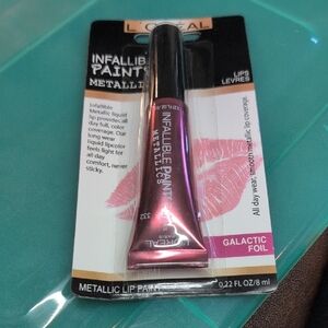 L'Oreal Infallible Paints Metallic Lip Color - Galactic Foil